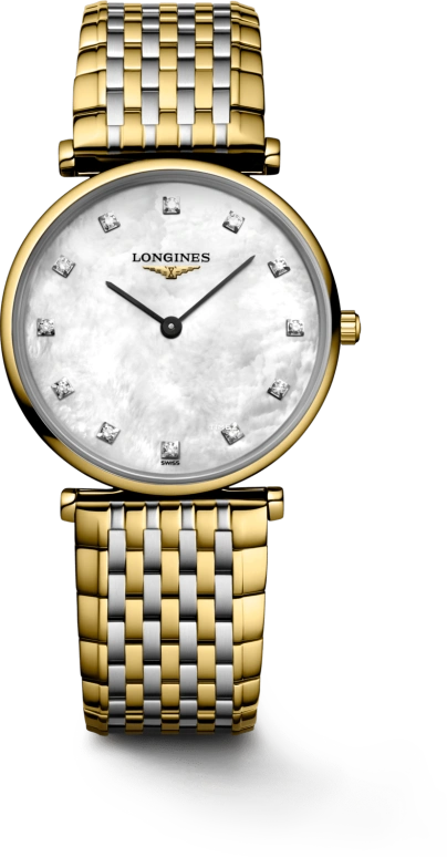 Longines,La Grande Classique 29mm,29mm,Stainless Steel,White,Quartz,In-house Caliber,Sapphire,Crystal Glass,L4,L4.512.2.87.D