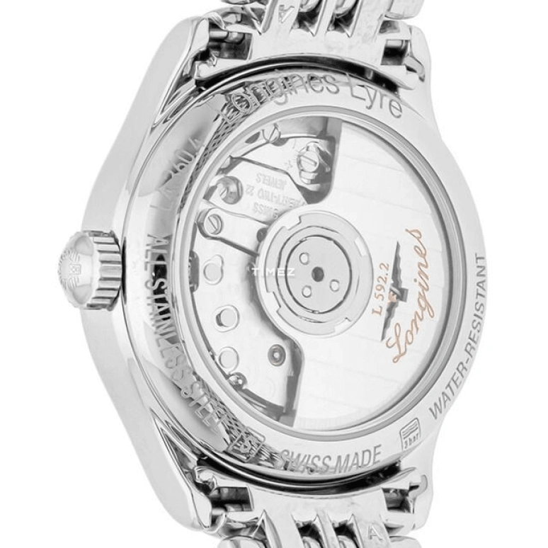 Longines,Lyre 25mm,25mm,Stainless Steel,Blue,Automatic,Day,40hours,L4,L4.360.4.92.6