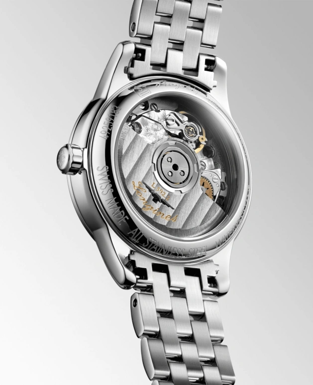 Longines,Flagship 26mm,26mm,Stainless Steel,Blue,Automatic,Day,45hours,L4,L4.274.4.92.6