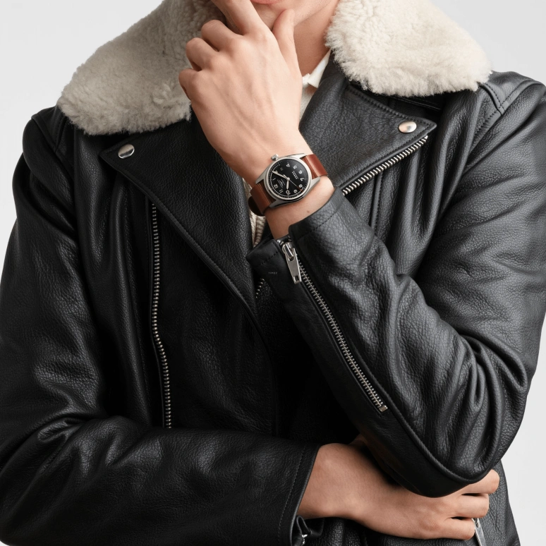 Longines,Spirit 40mm,40mm,Stainless Steel,Black,Automatic,Day,64hours,L3,L3.810.4.53.9