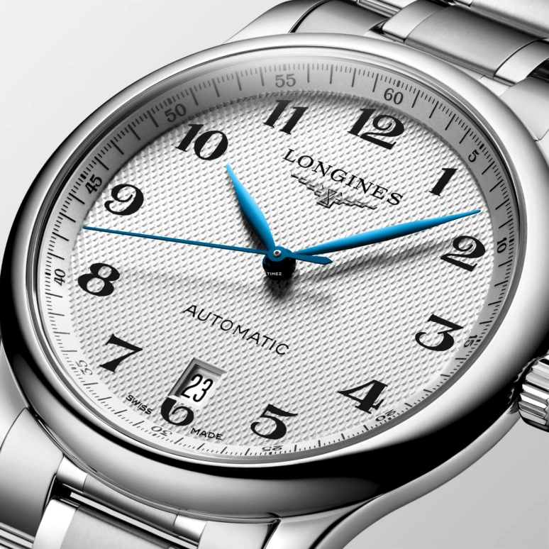 Longines,Master 38.50mm,38.50mm,Stainless Steel,Silver,Automatic,Day,65hours,L2,L2.628.4.78.6