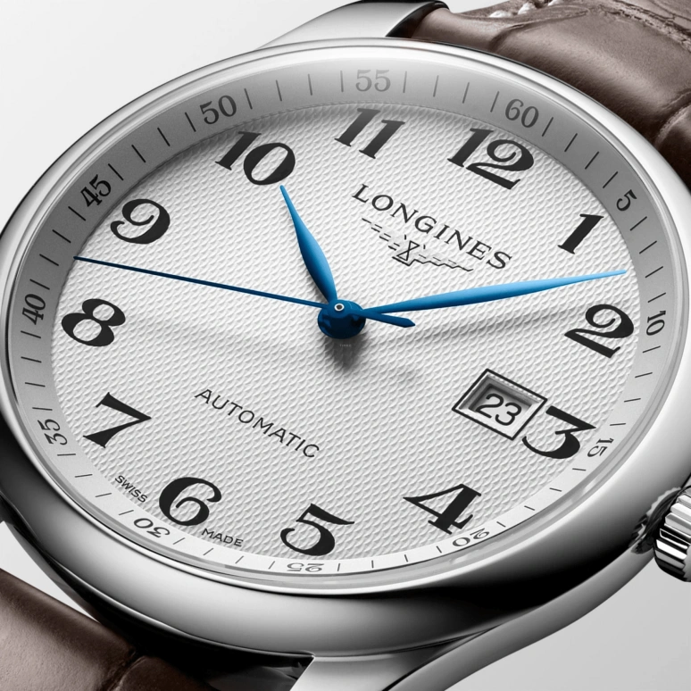 Longines,Master 42mm,42mm,Stainless Steel,White,Automatic,Chronograph,Date,L2,L2.893.4.78.3