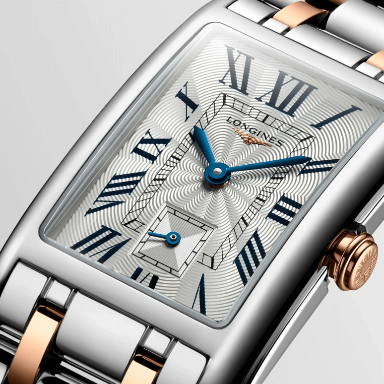 Longines,DolceVita 23.30x37mm,23.30x37mm,Stainless Steel,Rose Gold,Silver,Quartz,26280hours,In-house Caliber,L5,L5.512.5.71.7