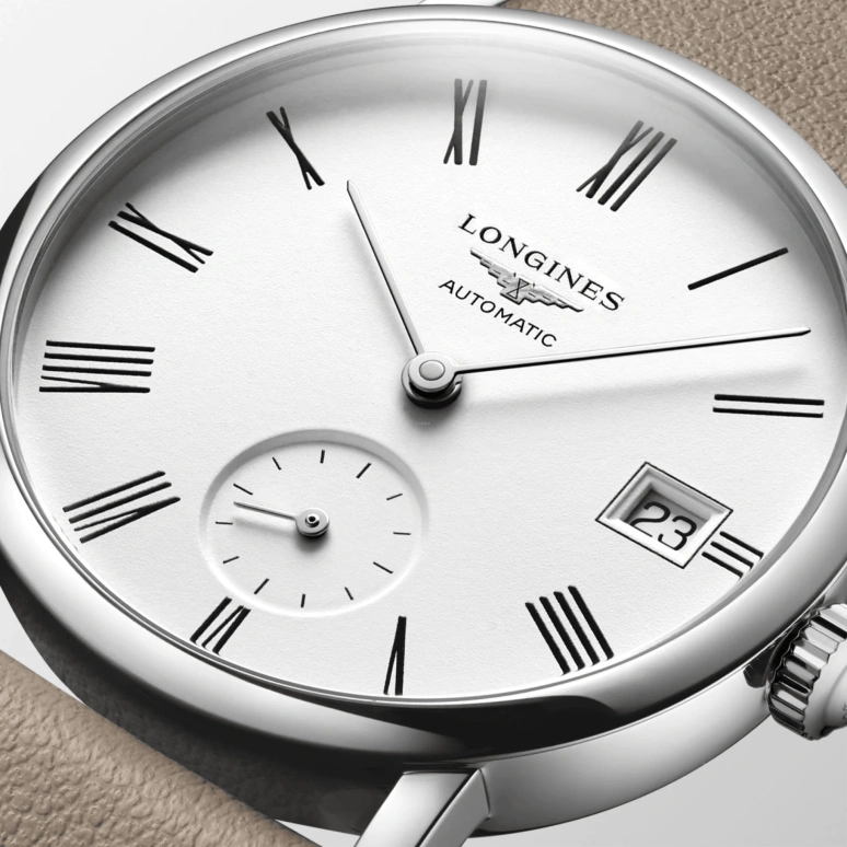Longines,Elegant 34.50mm,34.50mm,Stainless Steel,White,Automatic,72hours,In-house Caliber,L4,L4.312.4.11.2