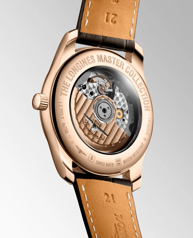 Longines,Master 40mm,40mm,Rose Gold,Silver,Automatic,Day,64hours,L2,L2.793.9.78.3