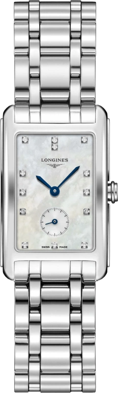 Longines,DolceVita 23mm,23mm,Stainless Steel,White,Quartz,26280hours,In-house Caliber,L5,L5.512.4.87.6