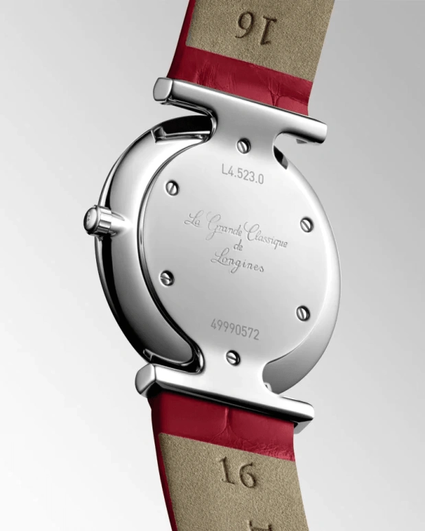 Longines,La Grande Classique 29mm,29mm,Stainless Steel,Red,Quartz,Perpetual Calendar,In-house Caliber,L4,L4.523.0.91.2