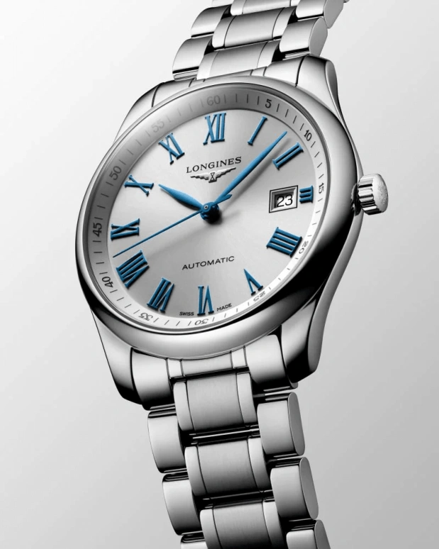 Longines,Master 40mm,40mm,Stainless Steel,Silver,Automatic,Day,64hours,L2,L2.793.4.79.6