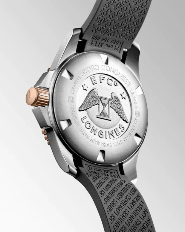 Longines,HydroConquest 43mm,43mm,Ceramic,Stainless Steel,Grey,Automatic,Date,64hours,L3,L3.782.3.78.9