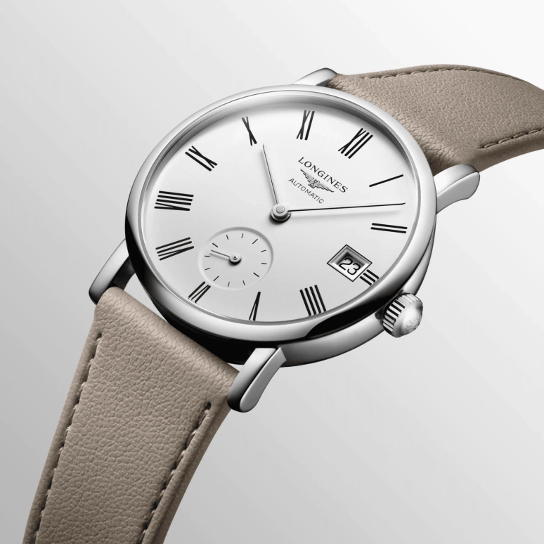 Longines,Elegant 34.50mm,34.50mm,Stainless Steel,White,Automatic,72hours,In-house Caliber,L4,L4.312.4.11.2