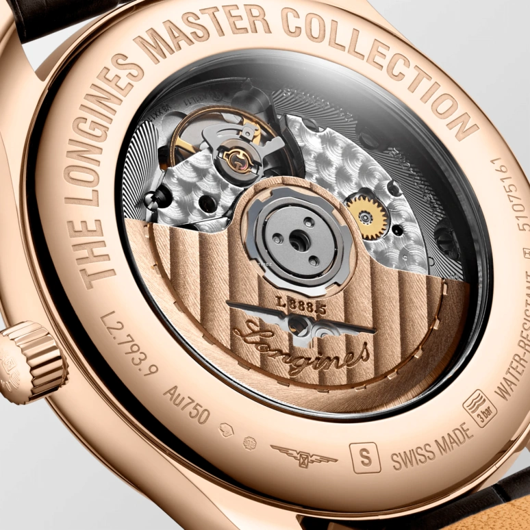 Longines,Master 40mm,40mm,Rose Gold,Silver White,Automatic,Day,72hours,L2,L2.793.9.77.3