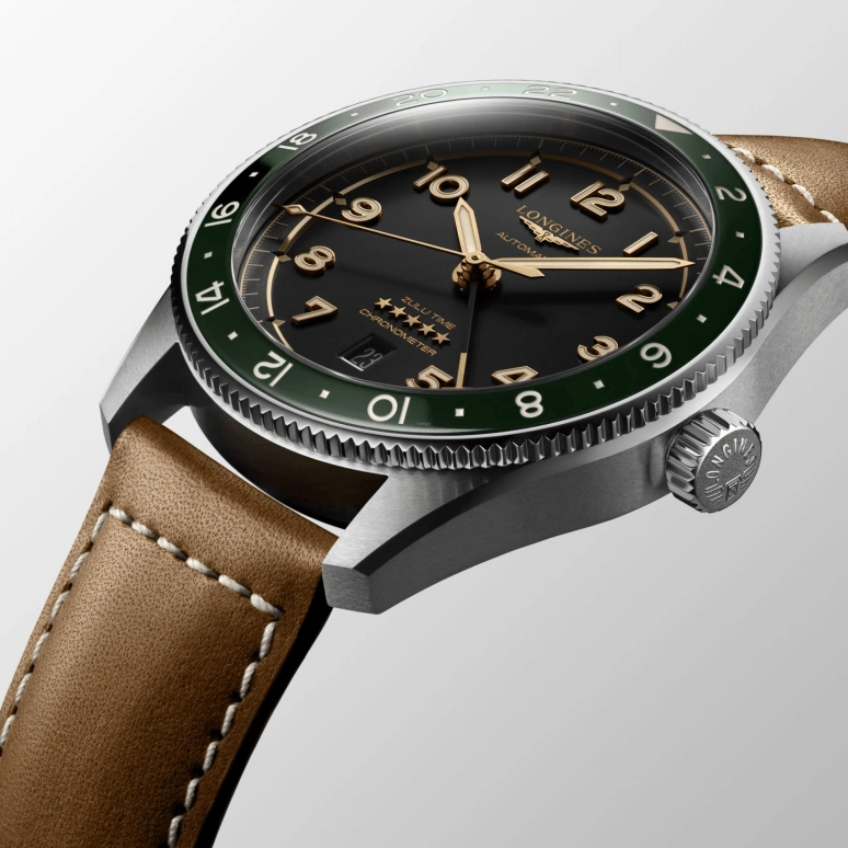 Longines,Spirit 42mm,42mm,Stainless Steel,Grey,Automatic,Date,65hours,L3,L3.812.4.63.2