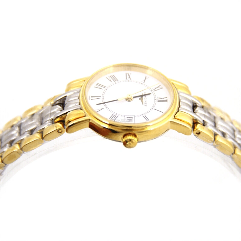 Longines,Presence 23.50mm,23.50mm,Stainless Steel,White,Quartz,Day,In-house Caliber,L4,L4.319.2.11.7