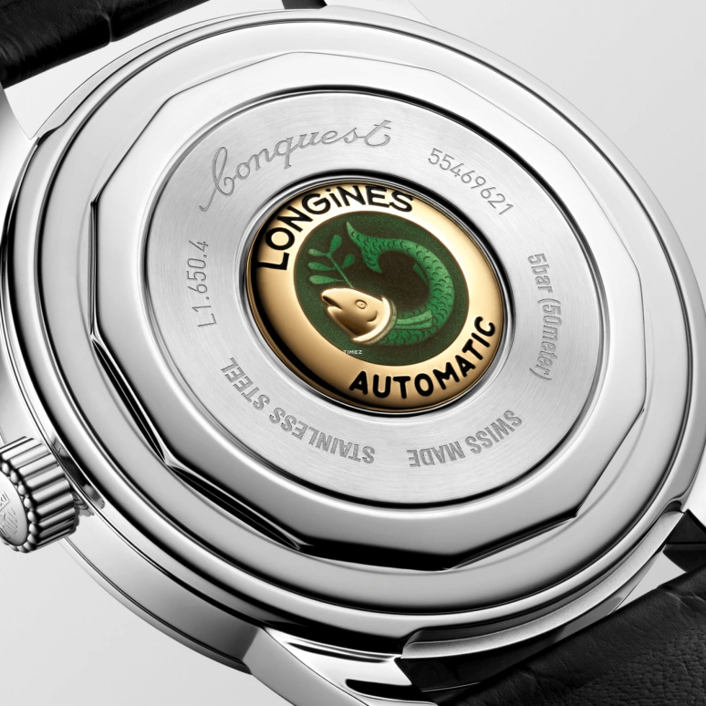 Longines,Conquest Heritage 40mm,40mm,Stainless Steel,Blue,Automatic,Anti-magnetic,72hours,L1,L1.650.4.92.2
