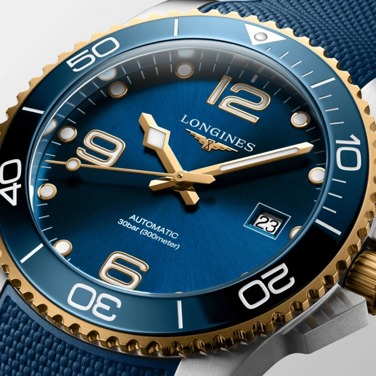 Longines,HydroConquest 41mm,41mm,Stainless Steel,Blue,Automatic,Day,72hours,L3,L3.781.3.96.9