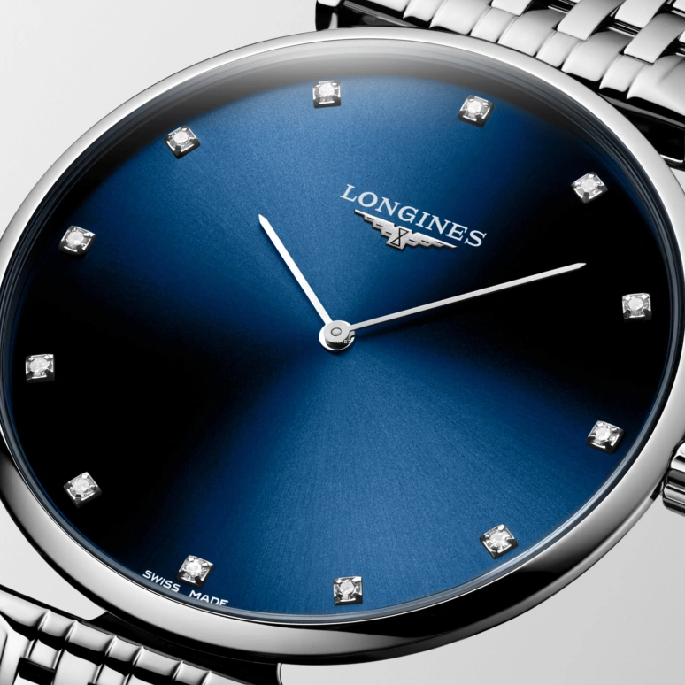 Longines,La Grande Classique 38mm,38mm,Stainless Steel,Blue,Quartz,In-house Caliber,Sapphire,Crystal Glass,L4,L4.866.4.97.6