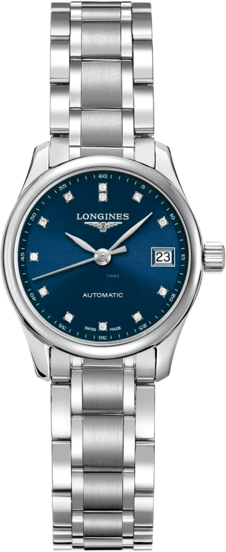 Longines,Heritage Classic 25.50mm,25.50mm,Stainless Steel,Blue,Automatic,45hours,In-house Caliber,L2,L2.128.4.97.6