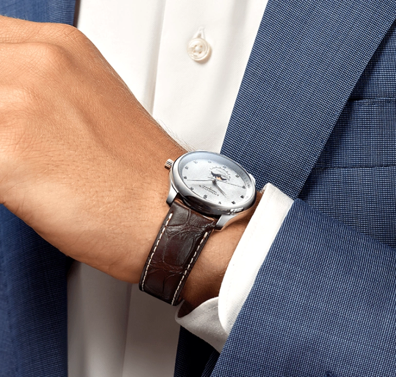 Longines,Master 40mm,40mm,Stainless Steel,Silver,Automatic,Moonphase,Day,L2,L2.909.4.77.3