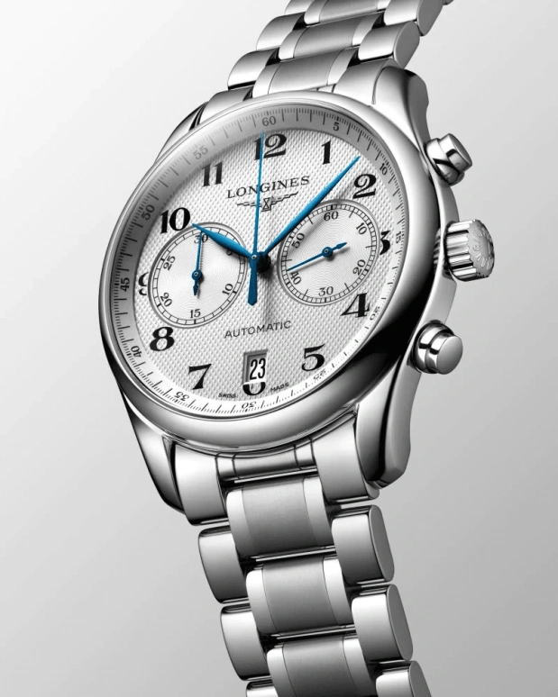 Longines,Master 40mm,40mm,Stainless Steel,Silver,Automatic,Chronograph,Date,L2,L2.629.4.78.6