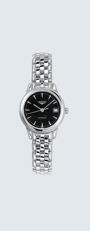 Longines,Flagship 26mm,26mm,Stainless Steel,Black,Automatic,Date,40hours,L4,L4.274.4.52.6