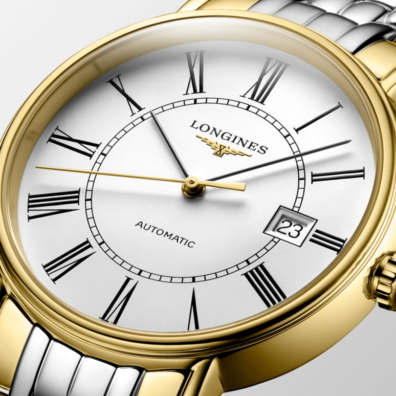 Longines,Presence 40mm,40mm,Stainless Steel,White,Automatic,Date,65hours,L4,L4.922.2.11.7