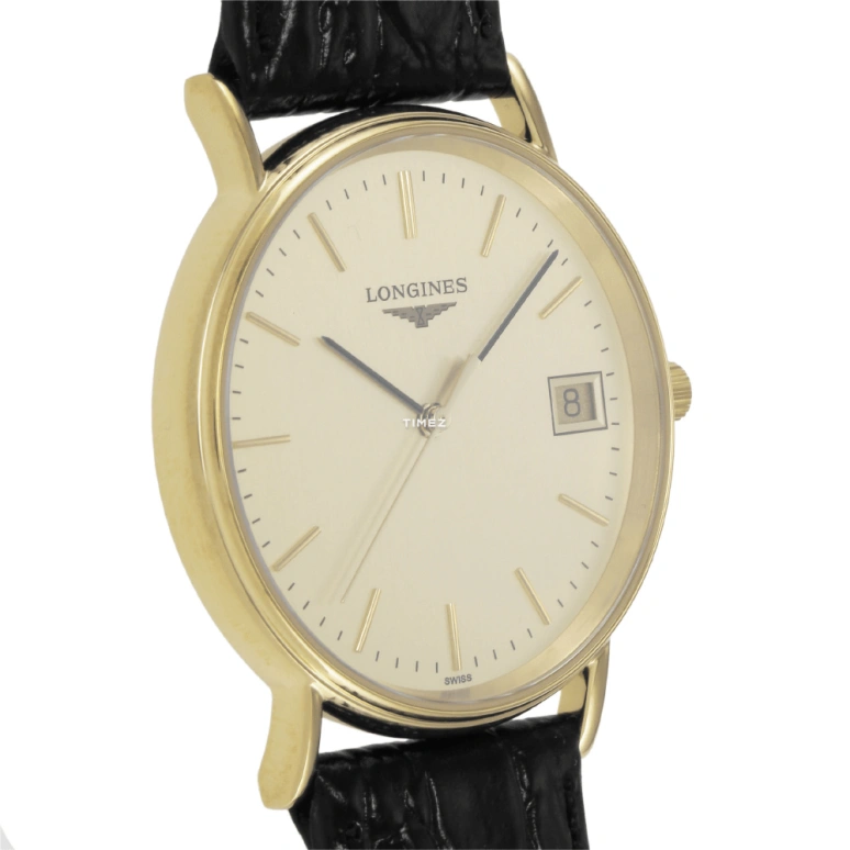 Longines,Presence 33mm,33mm,Stainless Steel,Gold,Quartz,Day,26280hours,L4,L4.819.2.32.2