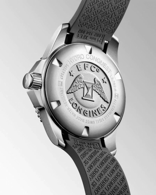 Longines,HydroConquest 43mm,43mm,Stainless Steel,Grey,Automatic,Date,65hours,L3,L3.782.4.76.9