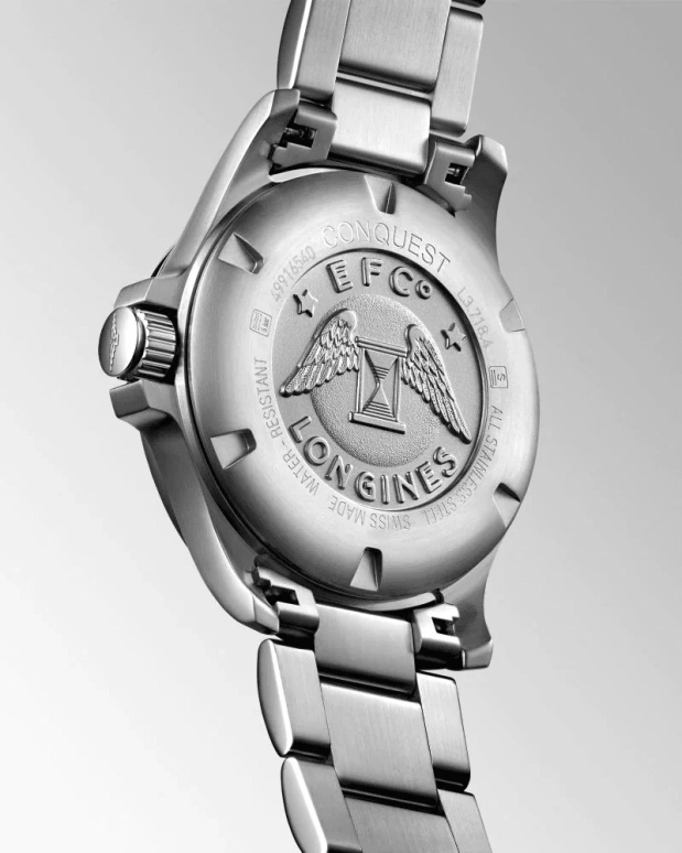 Longines,Conquest V.H.P. 41mm,41mm,Stainless Steel,Blue,Quartz,Date,Connected,L3,L3.718.4.96.6