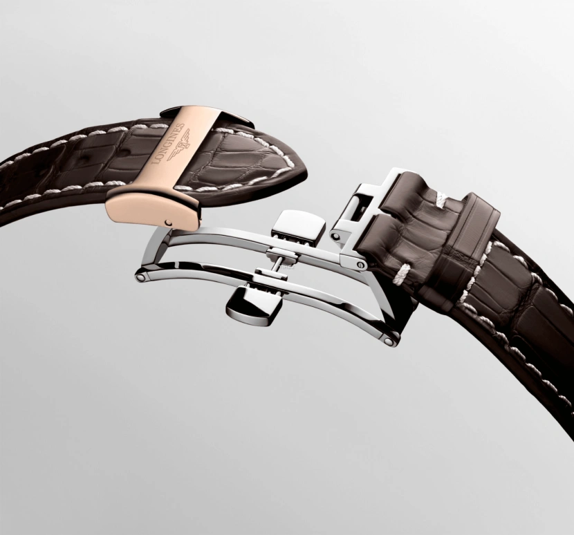 Longines,Master 40mm,40mm,Rose Gold,Silver,Automatic,Day,64hours,L2,L2.793.9.78.3