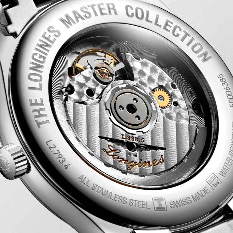 Longines,Master 40mm,40mm,Stainless Steel,Silver,Automatic,Day,64hours,L2,L2.793.4.79.6