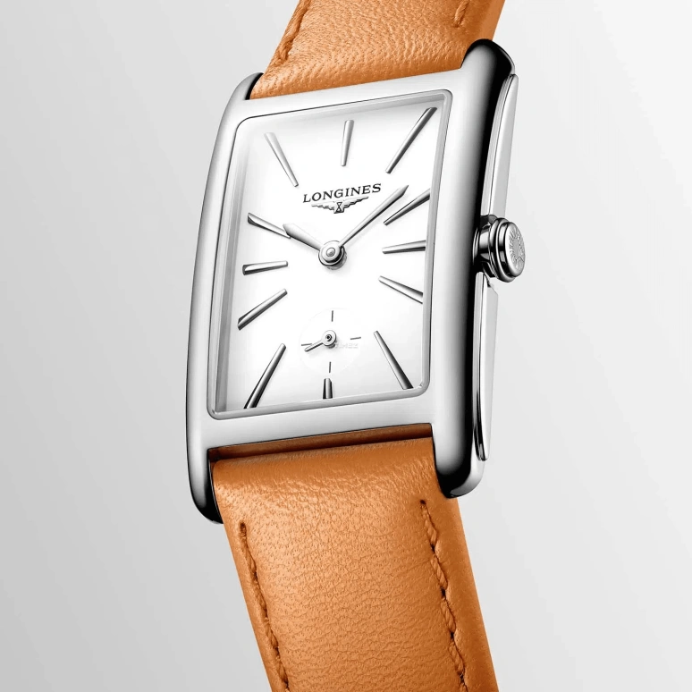 Longines,DolceVita 23.30x37mm,23.30x37mm,Stainless Steel,White,Quartz,26280hours,In-house Caliber,L5,L5.512.4.11.8
