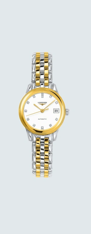 Longines,Flagship 26mm,26mm,Stainless Steel,White,Automatic,Date,40hours,L4,L4.274.3.27.7