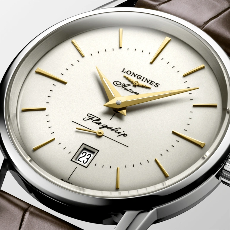 Longines,Heritage Classic 38.50mm,38.50mm,Stainless Steel,Silver,Automatic,Date,42hours,L4,L4.795.4.78.2
