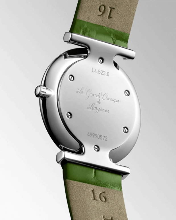 Longines,La Grande Classique 29mm,29mm,Stainless Steel,Orange,Quartz,Perpetual Calendar,In-house Caliber,L4,L4.523.0.60.2