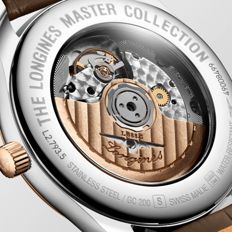 Longines,Master 40mm,40mm,Stainless Steel,Grey,Automatic,72hours,In-house Caliber,L2,L2.793.5.70.2