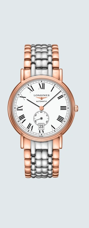 Longines,Presence 38.50mm,38.50mm,Stainless Steel,White,Automatic,Day,42hours,L4,L4.805.1.11.7