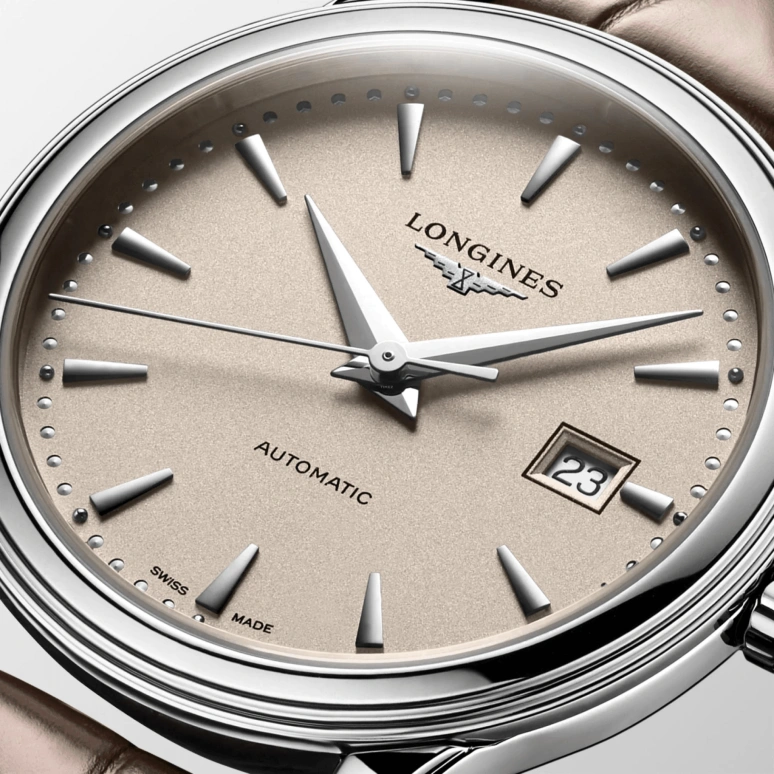 Longines,Elegant 30mm,30mm,Stainless Steel,Cream,Automatic,45hours,In-house Caliber,L4,L4.374.4.79.2