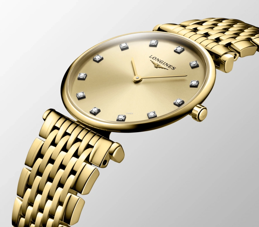 Longines,La Grande Classique 29mm,29mm,Stainless Steel,Gold,Quartz,In-house Caliber,Sapphire,Crystal Glass,L4,L4.512.2.37.8