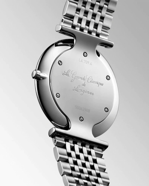 Longines,Elegant 33mm,33mm,Stainless Steel,White,Quartz,In-house Caliber,Sapphire,L4,L4.709.4.88.6