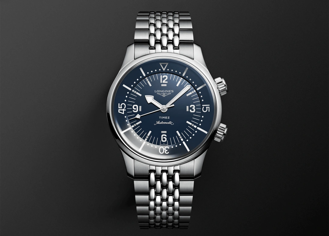 Longines,Legend Diver 39mm,39mm,Stainless Steel,Blue,Automatic,72hours,In-house Caliber,L3,L3.764.4.90.6 