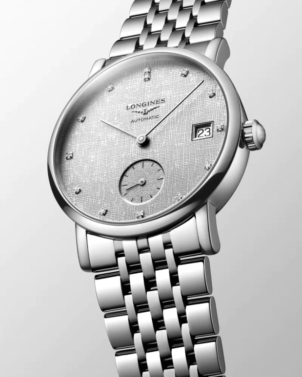 Longines,Elegant 34.50mm,34.50mm,Stainless Steel,Silver,Automatic,72hours,In-house Caliber,L4,L4.312.4.77.6