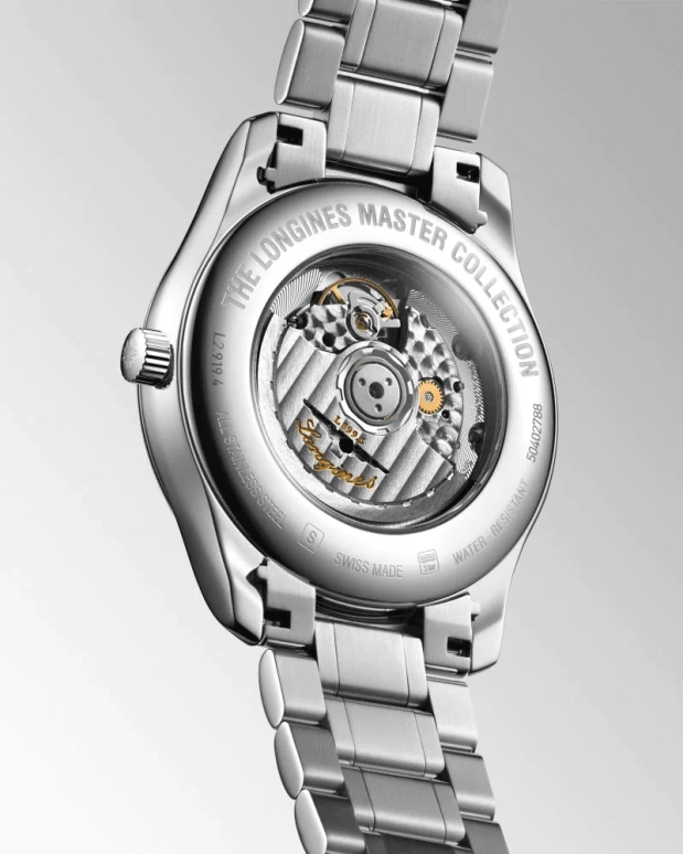 Longines,Master 42mm,42mm,Stainless Steel,Silver,Automatic,Moonphase,Date,L2,L2.919.4.78.6