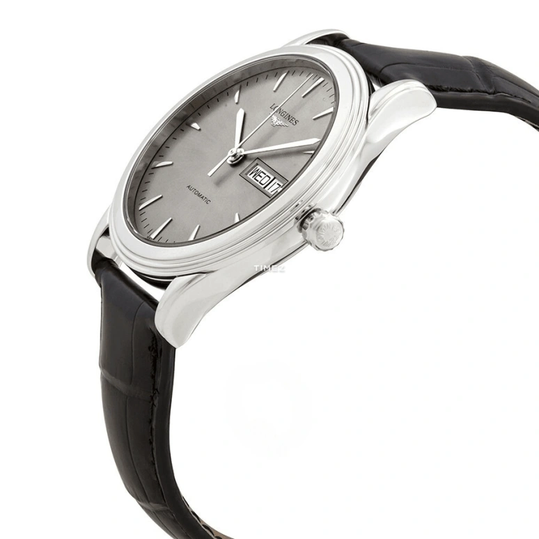 Longines,Flagship 38.50mm,38.50mm,Stainless Steel,Silver,Automatic,Date,Day,L4,L4.899.4.72.2
