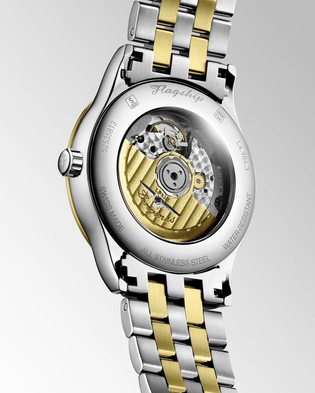 Longines,Flagship 40mm,40mm,Stainless Steel,Silver,Automatic,Day,64hours,L4,L4.984.3.79.7