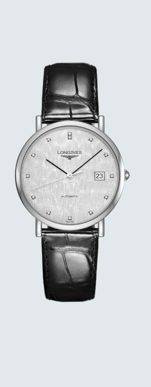 Longines,Elegant 37mm,37mm,Stainless Steel,Silver,Automatic,Date,65hours,L4,L4.810.4.77.2
