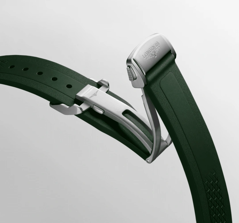 Longines,Conquest 38mm,38mm,Stainless Steel,Green,Automatic,Day,Anti-magnetic,L3,L3.720.4.02.9