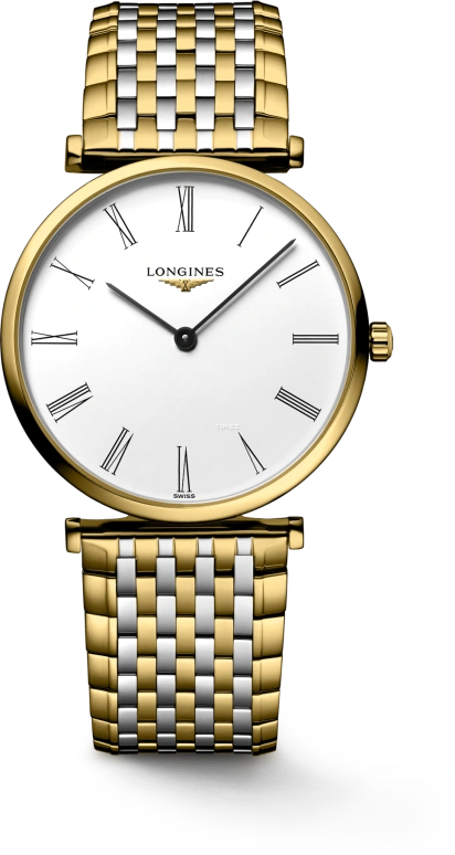 Longines,La Grande Classique 36mm,36mm,Stainless Steel,White,Quartz,In-house Caliber,Sapphire,Crystal Glass,L4,L4.755.2.11.D