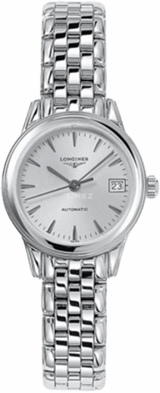 Longines,Flagship 26mm,26mm,Stainless Steel,Silver,Automatic,Date,40hours,L4,L4.274.4.72.6