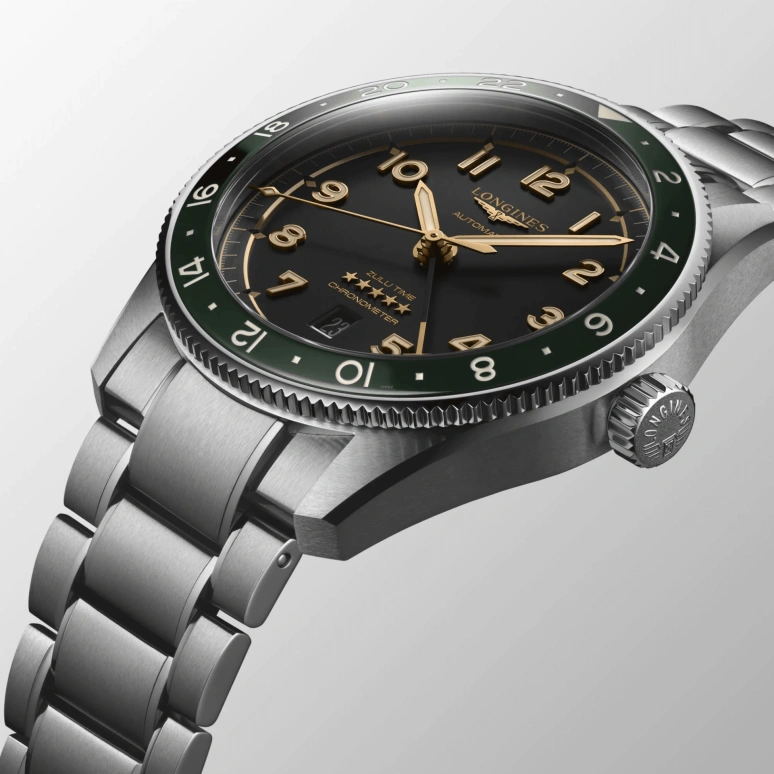 Longines,Spirit 42mm,42mm,Stainless Steel,Grey,Automatic,Date,65hours,L3,L3.812.4.63.6