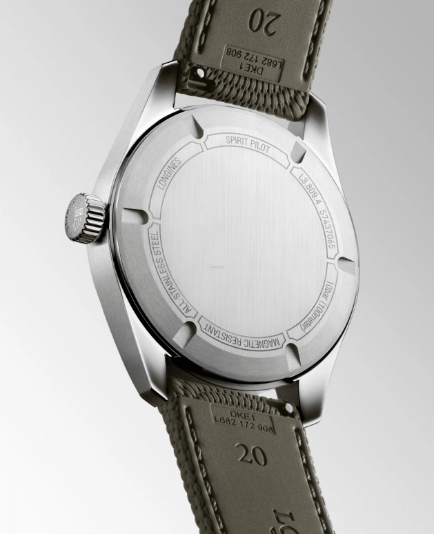 Longines,Spirit 39mm,39mm,Stainless Steel,Black,Automatic,Anti-magnetic,64hours,L3,L3.809.4.53.9
